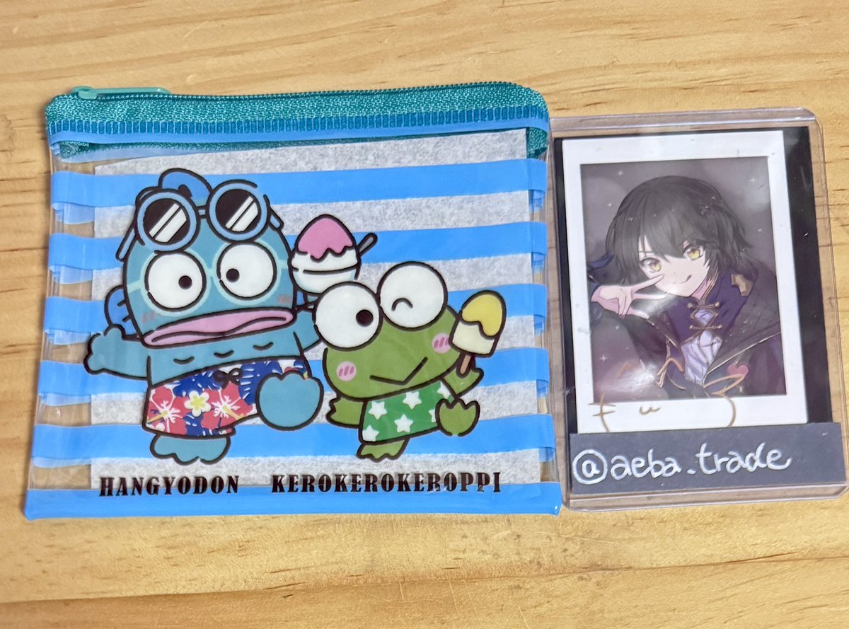 aeba_trade's tweet photo. 【交換】スシロー はぴだんぶい クリアポーチ

【譲】画像1
【求】画像2

郵送交換希望です https://t.co/0A9qLW7GhH