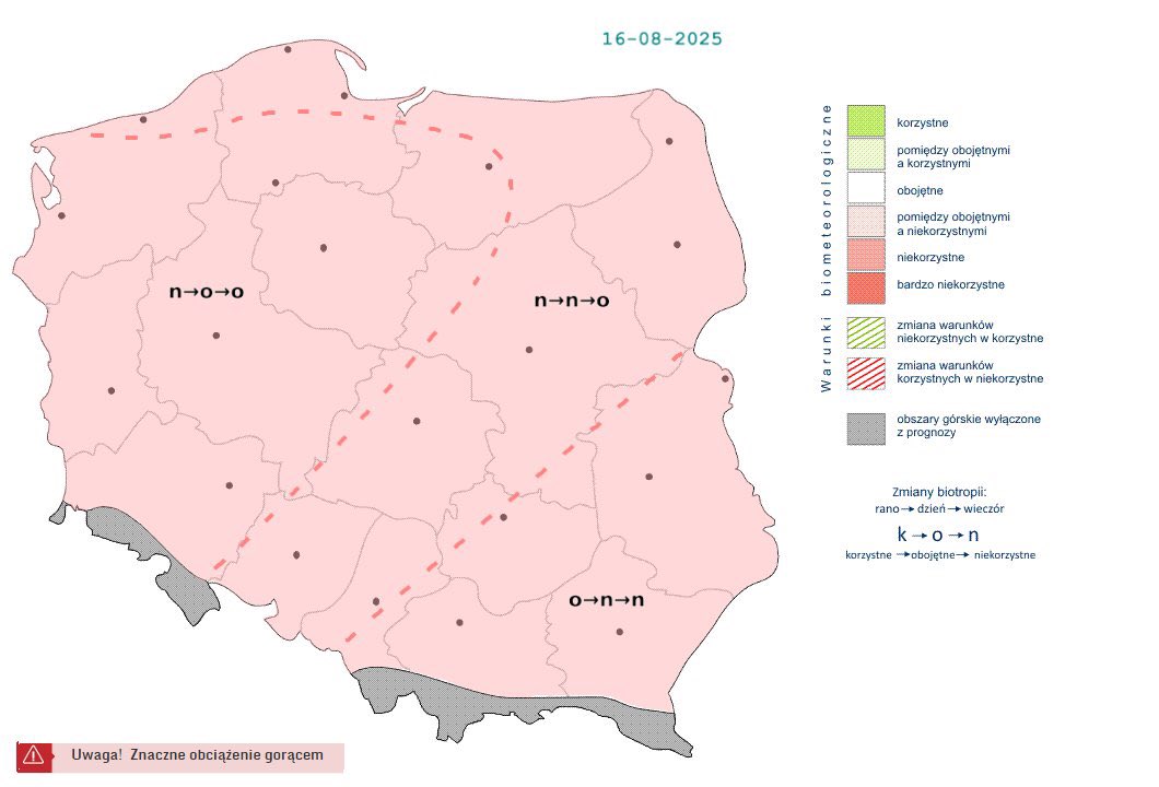 Warunki Biometeorologiczne by #IMGW