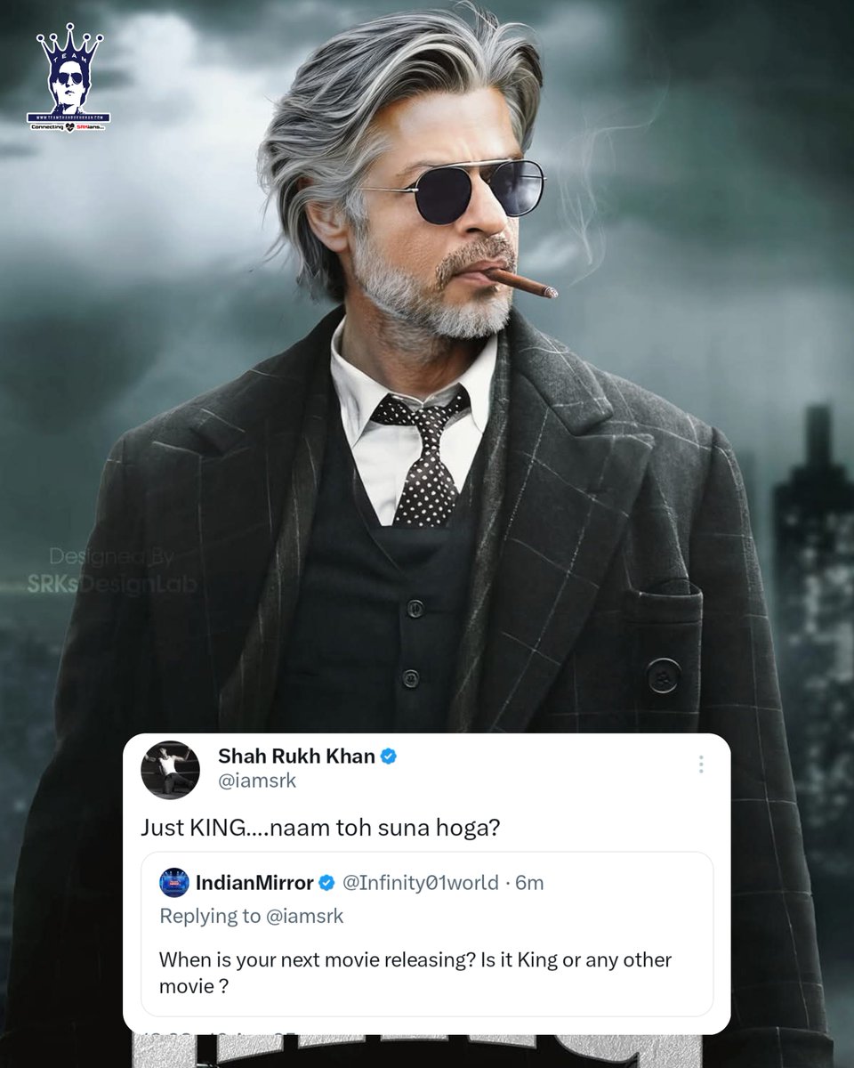 Just King 👑 

#King #AskSRK #shahrukhkhan #TeamShahRukhKhan