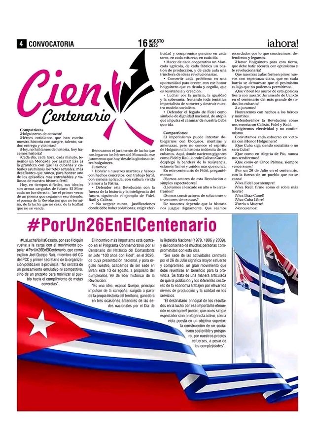 #ConHonorHolguinero.