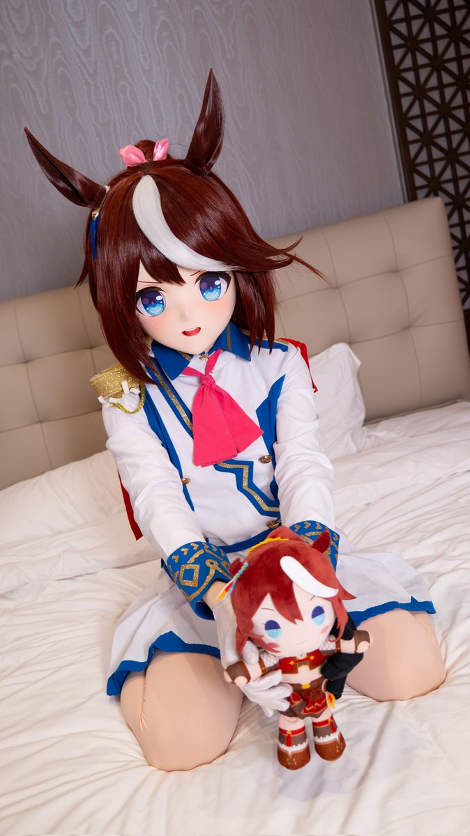 #kigurumi
#Tokaiteio
#ウマ娘
#トウカイテイオー
＃着ぐるみ
"拖累那，送给你的(｡･ω･｡)ﾉ"
📸:<a href="/Yureachan/">摇艾YuA</a>
🎭:<a href="/heyaoheyao/">河妖工房</a>