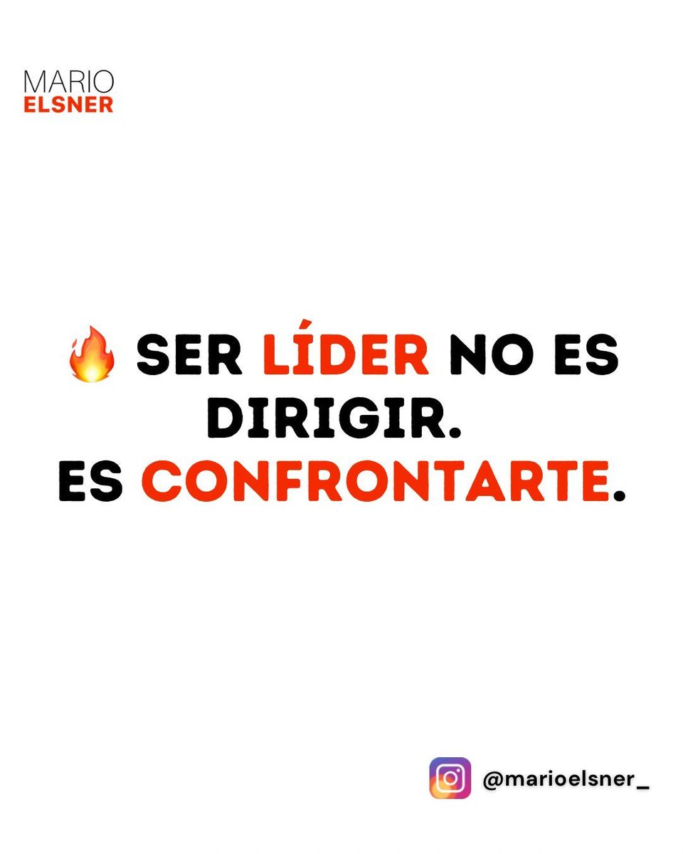 SoyMarioElsner's tweet photo. 𝗠𝗶𝗲𝗻𝘁𝗿𝗮𝘀 𝘀𝗶𝗴𝗮𝘀 𝗰𝘂𝗹𝗽𝗮𝗻𝗱𝗼 𝗮 𝘁𝘂 𝗷𝗲𝗳𝗲, 𝘀𝗲𝗴𝘂𝗶𝗿á𝘀 𝗲𝘃𝗶𝘁𝗮𝗻𝗱𝗼 𝗮𝗹 𝘃𝗲𝗿𝗱𝗮𝗱𝗲𝗿𝗼 𝗿𝗲𝘁𝗼:
𝗖𝗼𝗻𝗳𝗿𝗼𝗻𝘁𝗮𝗿𝘁𝗲 𝘀𝗶𝗻 𝗺á𝘀𝗰𝗮𝗿𝗮𝘀. 

¿Y si lo que más te está frenando como líder…
no es tu equipo, ni tu jefe, ni tu carga…
sino tu miedo a enfrentarte a ti mismo?

Muchos líderes NO están saturados por su equipo.
Están saturados por el peso de NO PODER DETENERSE.
Por la necesidad de tener TODO BAJO CONTROL.
Por el miedo a parecer débiles si dicen: “no sé” o “no puedo”.

Yo lo viví.
Fui ese que resolvía todo.
El que sostenía los proyectos, apagaba los incendios y nunca se quejaba.
Y en silencio… me estaba quebrando.

Hasta que entendí algo que nadie te dice en el Maestria:
𝗟𝗶𝗱𝗲𝗿𝗮𝗿 𝗻𝗼 𝗲𝘀 𝘀𝗼𝗹𝗼 𝗴𝘂𝗶𝗮𝗿 𝗮 𝗼𝘁𝗿𝗼𝘀.
𝗘𝘀 𝗰𝗼𝗻𝗳𝗿𝗼𝗻𝘁𝗮𝗿𝘁𝗲 𝗮 𝘁𝗶. 

•Tus miedos.
•Tu ego.
•Tu necesidad de tener la razón.
•Tus ganas de huir cuando algo se pone incómodo.

Porque si tú no te enfrentas… lo hará tu equipo.
Y lo hará con desmotivación, con distancia… o con su renuncia.

Hoy, veo el liderazgo con otros ojos:
No como un rol de control, sino como un ejercicio de claridad.
Y esa claridad empieza adentro.
No con más procesos, ni con más reportes.
Sino con más honestidad.

El líder que transforma no es el más fuerte.
Es el que más se atreve a verse.
Y a actuar desde ahí.

¿Qué parte de ti sientes que aún no estás enfrentando como líder?

Los leo.

Mario 

#Liderazgo #LiderazgoConsciente #GestiónHumana #Autoliderazgo #DesarrolloPersonal #CulturaOrganizacional