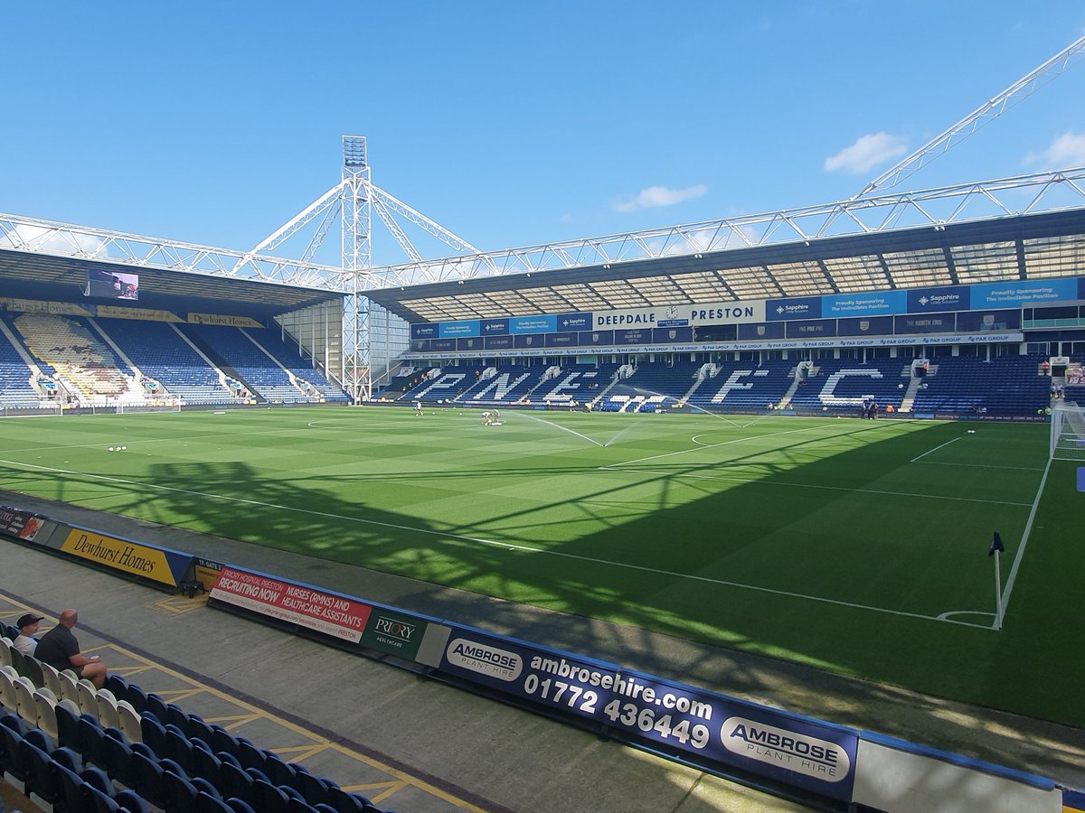๐
ฟ๐๐
ด๐๐๐
พ๐
ฝ ๐
ฟ๐
ท๐
พ๐
ฝ๐
ด๐
ฑ๐
พ๐ โ (@prestonphonebox) on Twitter photo Matchday at Deepdale, is there anything better? Pitch looking amazing imagine playing footy on a carpet and times the experience by 10. That's what you get at <a href="/pnefc/">Preston North End FC</a> #pnefc Matchday at Deepdale, is there anything better? Pitch looking amazing imagine playing footy on a carpet and times the experience by 10. That's what you get at <a href="/pnefc/">Preston North End FC</a> #pnefc