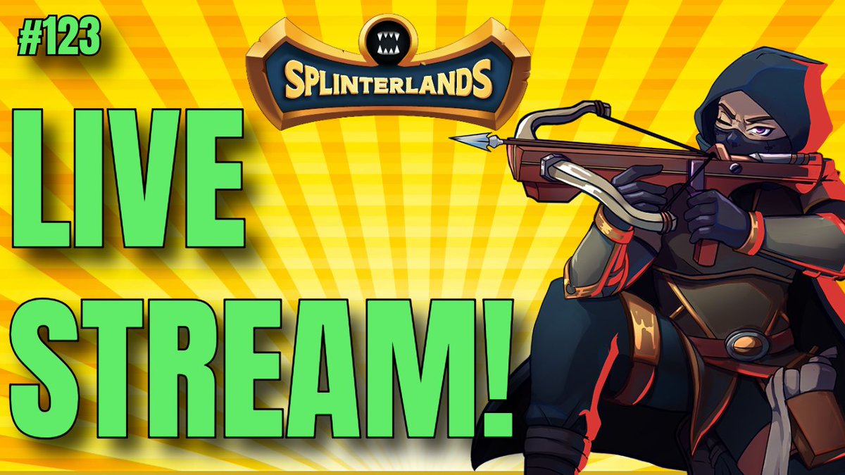 Bronzedrag0n Gaming (@bronzedrag0n) on Twitter photo <a href="/splinterlands/">Splinterlands</a>
Please join our weekly live Splinterlands discussion at 11:30 am EDT, if you would like to discuss what's been going on and what you've been up to in Splinterlands this week. It's always a good discussion! youtube.com/live/QF34_7s8zโฆ <a href="/splinterlands/">Splinterlands</a>
Please join our weekly live Splinterlands discussion at 11:30 am EDT, if you would like to discuss what's been going on and what you've been up to in Splinterlands this week. It's always a good discussion! youtube.com/live/QF34_7s8zโฆ