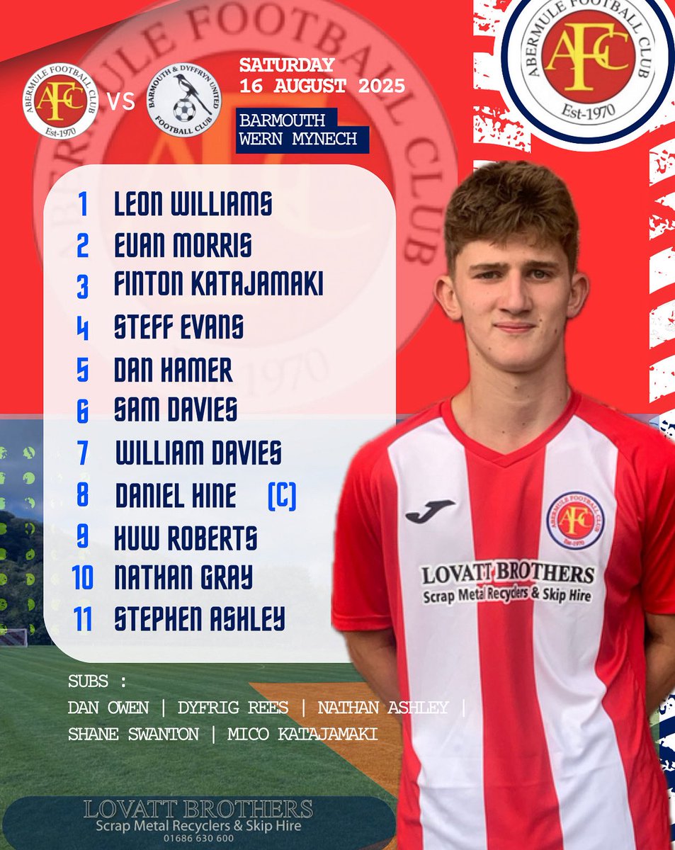 abermuleafc's tweet image. Today’s starting 11