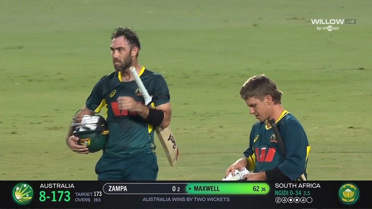 Maxwell is a different beast when Australia is on the verge of losing a match 🥵