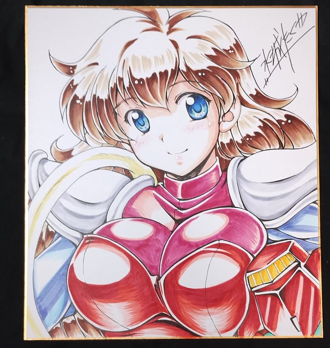 明日の色紙描けた! 