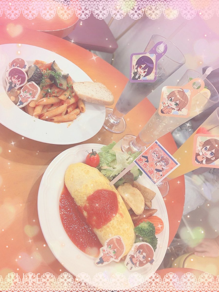 miopon419's tweet photo. ジェルくんのコラボカフェ行ってきました🧡
ご飯どれも美味しかったし、お店の外にも中にもジェルくん達いっぱいで可愛かった❣️ https://t.co/WcQrqDjhaT