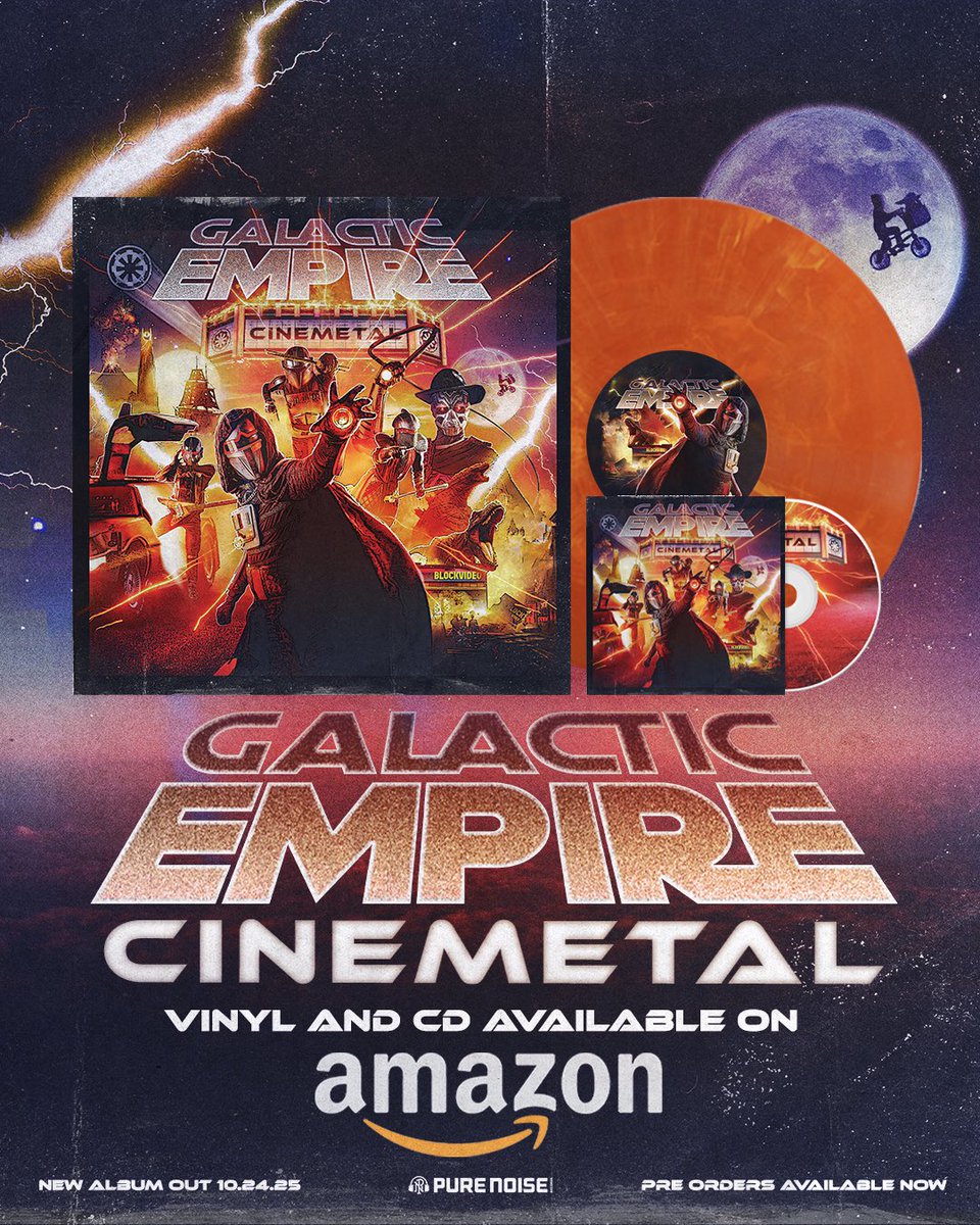 You can pre-order our new record on <a href="/amazon/">Amazon</a> !!! CINEMETAL on Vinyl &amp; CD