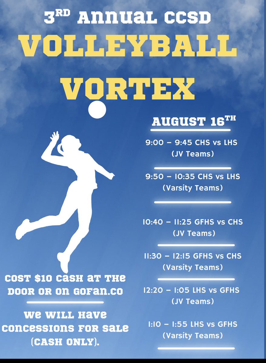 Come out to support the Lady Cyclones today!!!