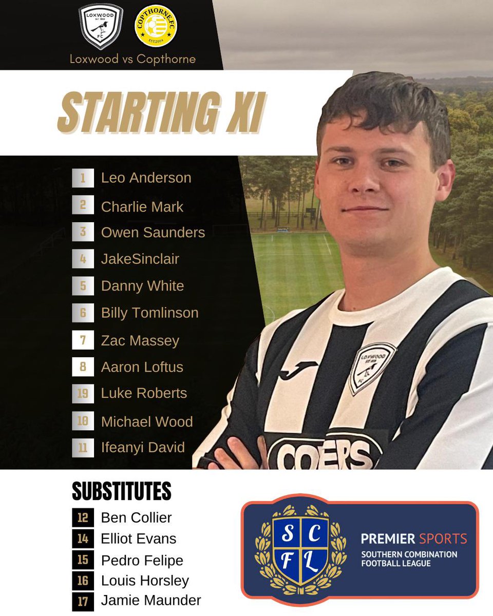 loxwoodfc1920's tweet photo. Today's Magpies squad to face @CopthorneFC in our @TheSCFL Division One Match 

Come on you Magpies⚫️⚪️ https://t.co/ZI5CY1X1wQ