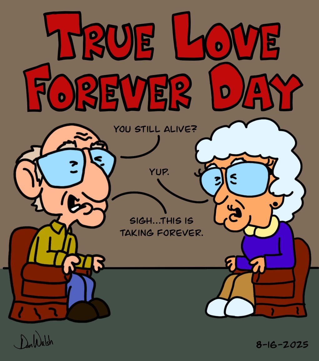 DanWCaricature's tweet photo. Forever is a long time…Like and Share!
https://t.co/WwHsCFkivB
#danwdrawings #artoftheday #cartoonart #cartoons #comics #cartooning #comicart #fanart #cartoondrawing #cartoonstyle #drawingablank #daysoftheyear #trueloveforeverday #trueloveforever #truelove #forever #true #love https://t.co/OX6WkKb4xX