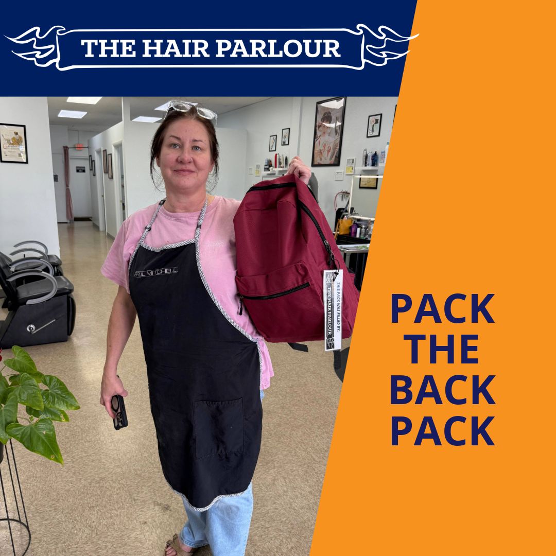 Big thank you to the ladies at The Hair Parlour! #PacktheBackpack