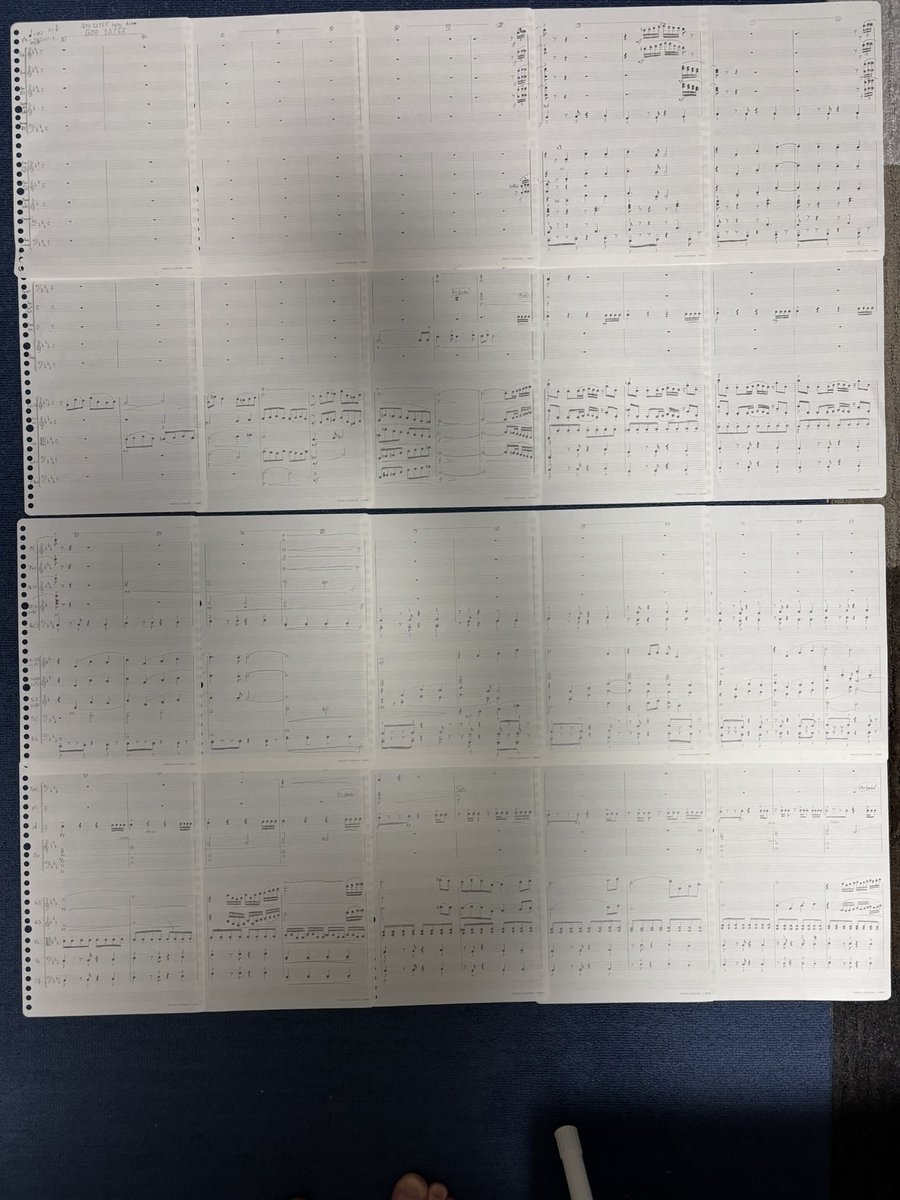 kmjonjo's tweet photo. 〜楽譜手書き練習〜
142日目
ゲーム
「ゴッドイーターテーマソング」
オーケストラ楽譜書き写し
3回目(やり直し) https://t.co/PMowINU97B