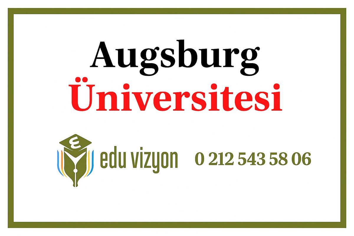 egitim_yurtdisi's tweet photo. Almanya'da üniversite okuma hayali mi kuruyorsun? 🇩🇪✨ Augsburg Üniversitesi, kaliteli eğitimi ve canlı öğrenci şehriyle seni bekliyor! 🎉
Kabul şartlarından kampüs yaşamına, merak ettiğin her şeyi bu kapsamlı rehberde bulabilirsin. 👇 Hemen keşfet!

https://t.co/8oobb6tgjf

#AugsburgÜniversitesi #AlmanyadaEğitim #StudyInGermany #Üniversite #yurtdışıeğitim