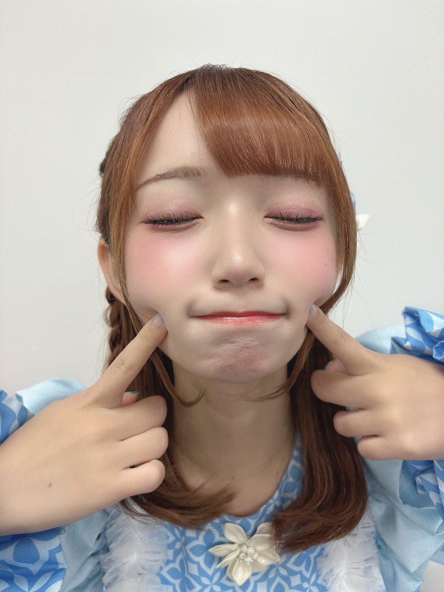 優音ページ むにーっ!! #すいすて #ほっぺ