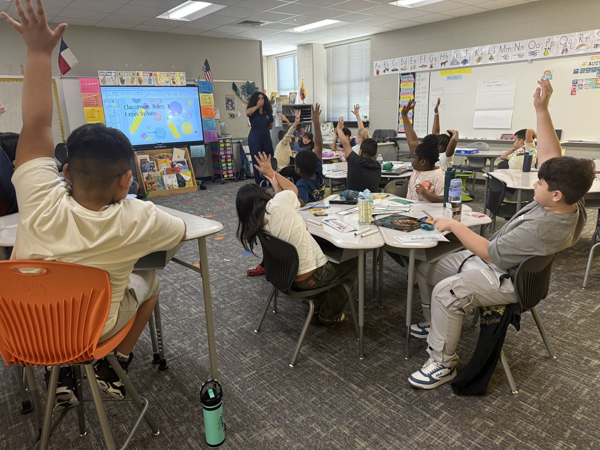 Lizzette S. Richards (@mrs_richards27) on Twitter photo So proud of our <a href="/ElemMetcalf/">Metcalf Elementary</a> students & staff. Our PBIS reps and BI worked hard all summer to revamp our practices and it showed! Level 0 cafeteria entries, student leaders facilitating matrices chants, circle meetings, and classes practicing common language! 💜 So proud of our <a href="/ElemMetcalf/">Metcalf Elementary</a> students & staff. Our PBIS reps and BI worked hard all summer to revamp our practices and it showed! Level 0 cafeteria entries, student leaders facilitating matrices chants, circle meetings, and classes practicing common language! 💜