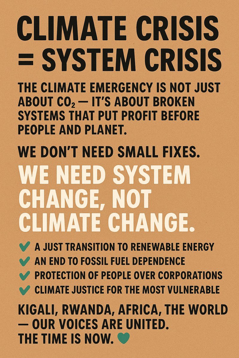 The climate crisis is a system crisis.