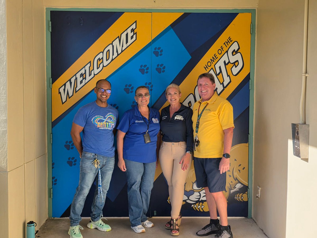Happy Saturday.  BGEC is open for registrations until 1 pm.  Thank you to the north region superintendent, Dr. Aponte, for visiting! 🐾💙💛<a href="/MDCPS/">Miami-Dade Schools</a> <a href="/SuptDotres/">Jose L. Dotres, Ed.D.</a> <a href="/RobertoAlonsoFL/">RobertoJAlonso</a> <a href="/BGECPTSA/">BGEC PTSA</a> #SHOWUPMDCPS #YourBestChoiceMDCPS