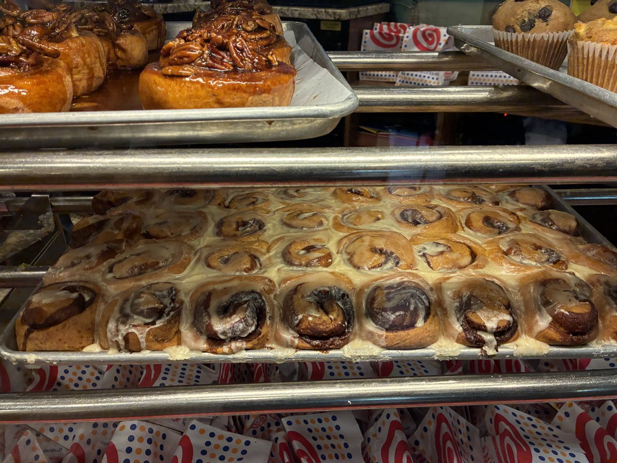 If I’m late for the <a href="/WBBMNewsradio/">WBBM Newsradio</a> Air and Water Show coverage, it’s definitely not because of a coma from <a href="/AnnSather/">AnnSather Restaurant</a> cinnamon rolls!