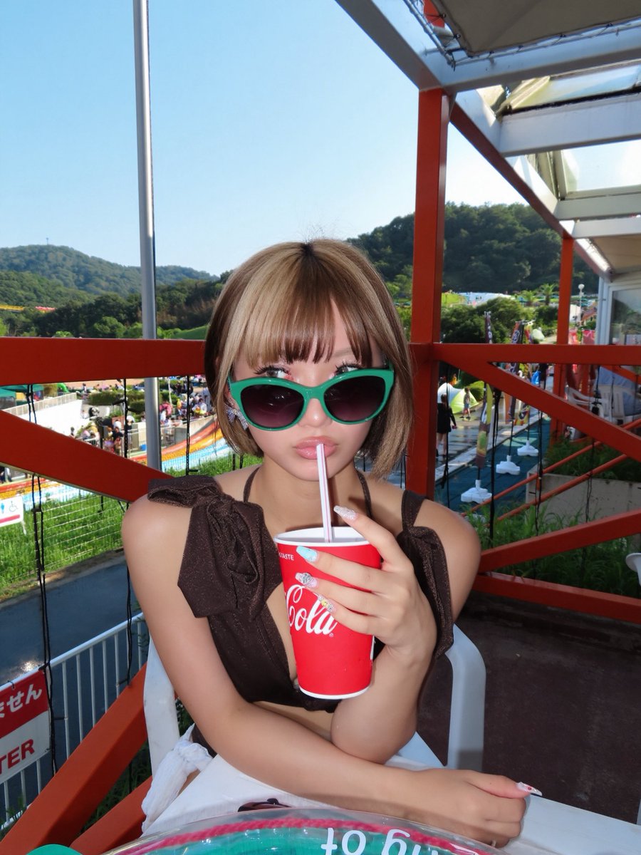 プール日和☀️⛱🩷