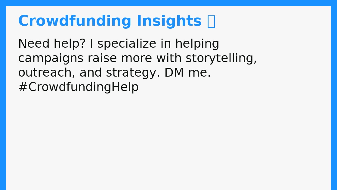 growmax001's tweet photo. #crowdfunding #fundraiser #fundraising #Kickstarter #gofundme https://t.co/MZnWo4zQfq