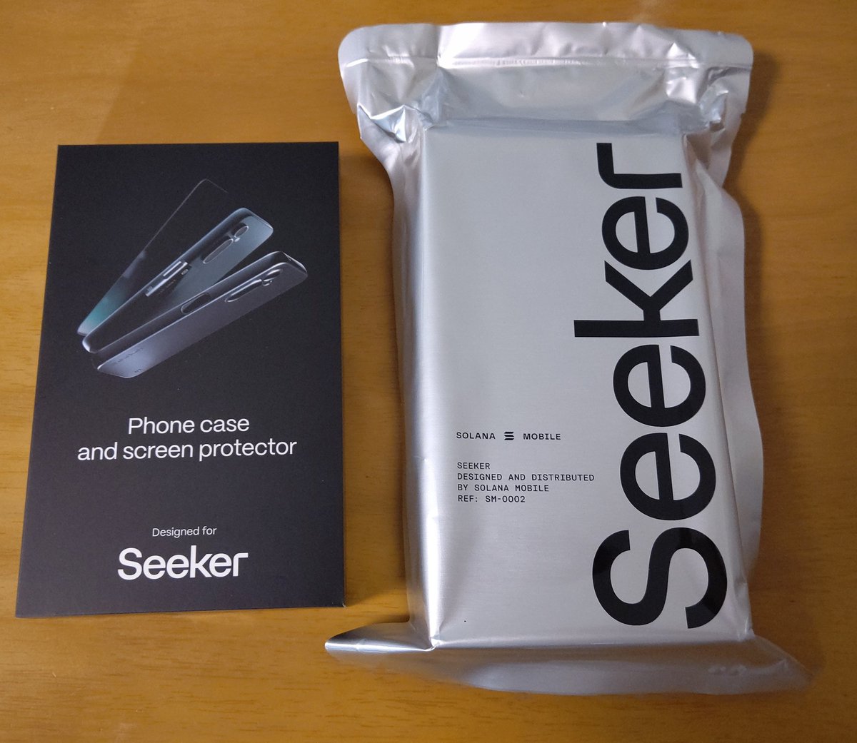 待ちに待ったソラナモバイル Seekerとケースが遂に届きました? まずは 