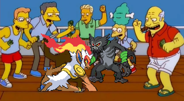 Infernape vs Zarude in Run&amp;Bun!