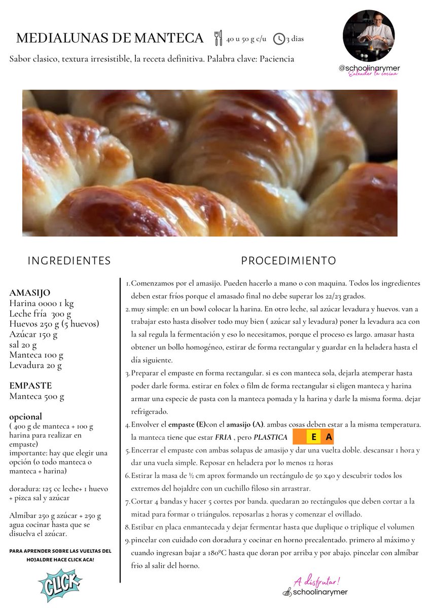 MerBakes's tweet photo. Aquí está! Tempranito para poder amasar! #RecetasEnUnaPagina y las medialunas más ricas y fáciles de todo el mundo mundial! https://t.co/PPxNHahByI