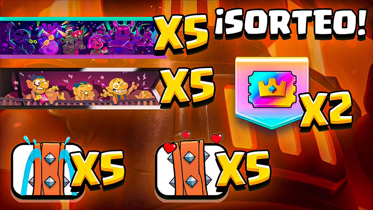 BaleGG (@real_balegame) on Twitter photo 🎉¡SORTEO CLASH ROYALE CRL 2025!
¡Participa y sé uno de los 22 GANADORES! 👑
📌 Requisitos:
1️⃣ Seguir a <a href="/SKCalalas/">SKCalalas</a>, <a href="/RevolAimar/">RevolAimar</a>, <a href="/Real_BaleGame/">BaleGG</a> y <a href="/calalascup/">Calalas Cup x Brawl Stars</a>
2️⃣ Dar Like ♥️ y hacer RT 🔁
3️⃣ Comenta tu jugador favorito 🏆
📆 El sorteo finaliza el 22 de agosto
¡Mucha suerte! 🎉¡SORTEO CLASH ROYALE CRL 2025!
¡Participa y sé uno de los 22 GANADORES! 👑
📌 Requisitos:
1️⃣ Seguir a <a href="/SKCalalas/">SKCalalas</a>, <a href="/RevolAimar/">RevolAimar</a>, <a href="/Real_BaleGame/">BaleGG</a> y <a href="/calalascup/">Calalas Cup x Brawl Stars</a>
2️⃣ Dar Like ♥️ y hacer RT 🔁
3️⃣ Comenta tu jugador favorito 🏆
📆 El sorteo finaliza el 22 de agosto
¡Mucha suerte!