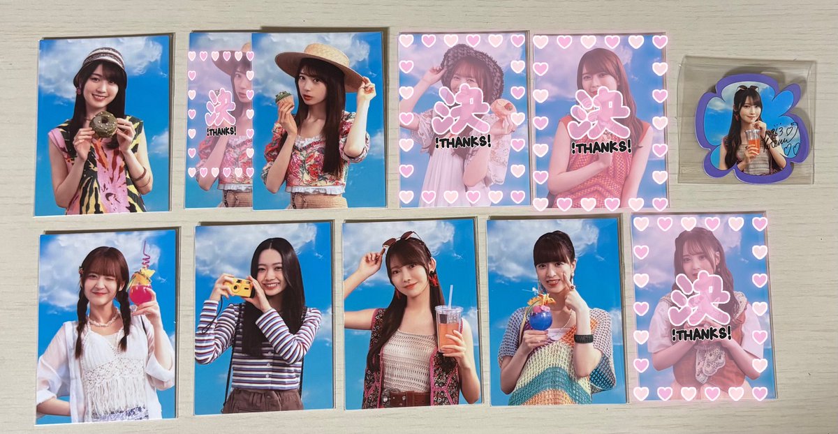 A_co56_'s tweet photo. 乃木坂46 真夏の全国ツアー2025 特典 NOGICAFE 乃木カフェ 全ツ トレーディングカード マグネット

譲 画像の物

求 トレカ 冨里、大越>>一ノ瀬

     マグネット 大越

レート考慮お願いいたします。物によっては比率違いも可能です。

希望外でも5期生であれば検討します。 https://t.co/BRhX5qJ0vc