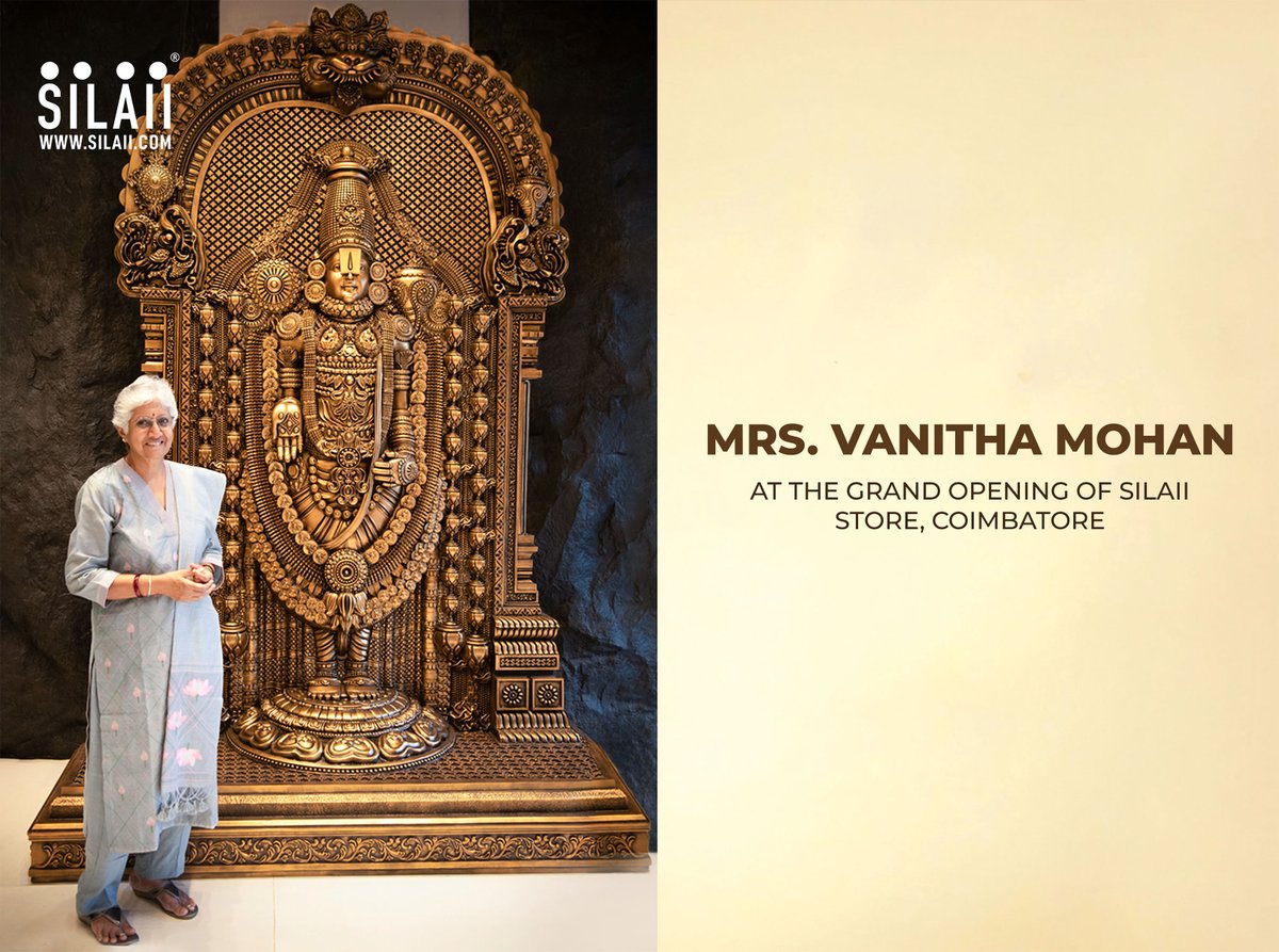 SILAIISculpture's tweet photo. We were honoured to welcome Mrs. Vanitha Mohan to SILAII’s grand opening in Coimbatore. A special sculpture now carries the spirit of her visit, celebrating vision and legacy.
#SILAII #VanithaMohan #Sustainability #NammaKovai #Coimbatore #PremiumGifting #Sculptures https://t.co/78mNO4kmQu