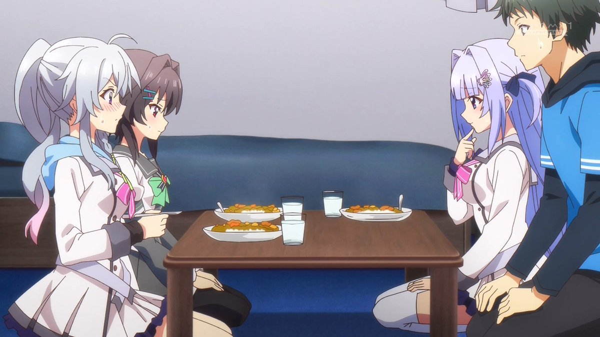 hidemare's tweet image. まずいカレーの地点からリセット？  #9_nine #アニメナイン