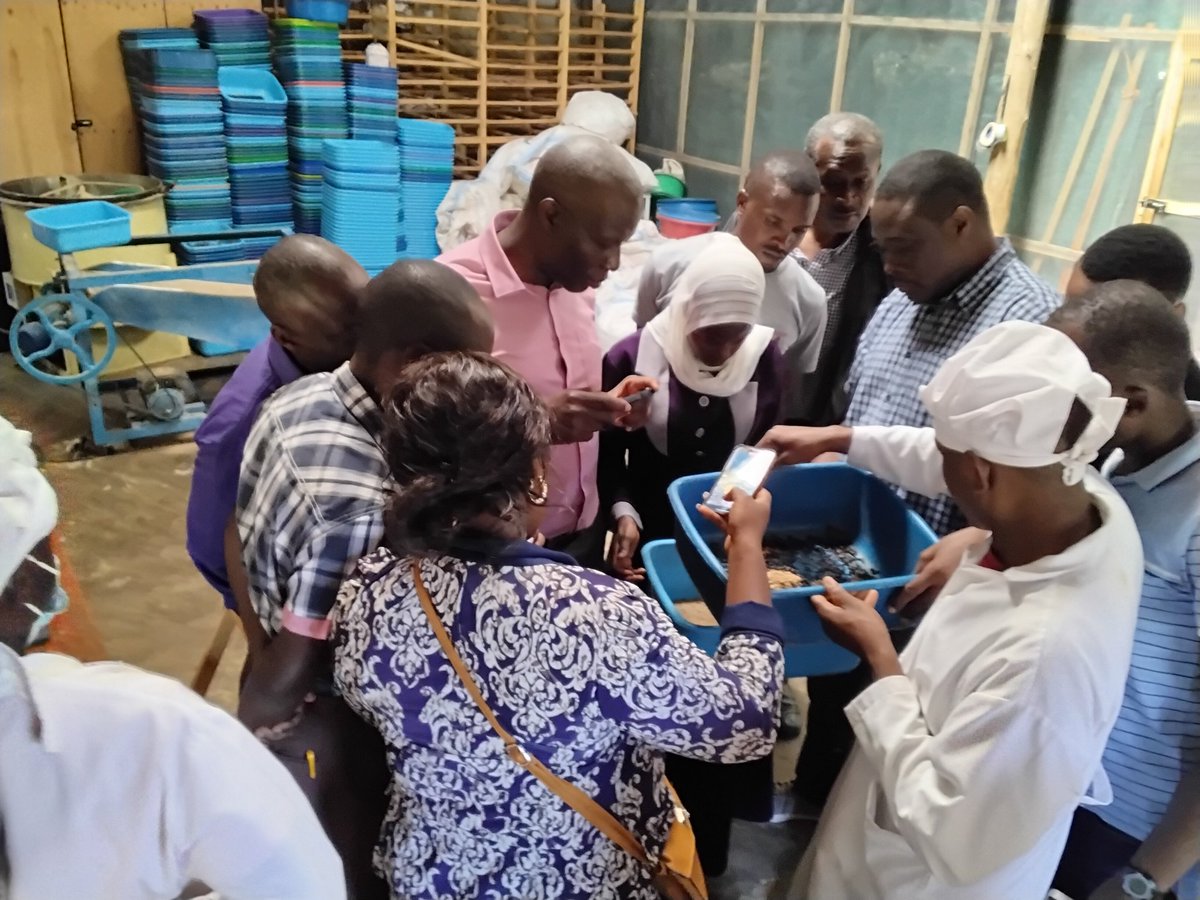 m_a_m_a_h's tweet image. Mityana local government district officials on a field visit to our Yellow Mealworm and BSFL rearing sites at Bobo Eco Farm.
