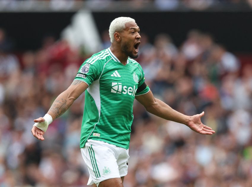 Joelinton atteint les 50 matches nuls dans l'élite. #AVLNEW