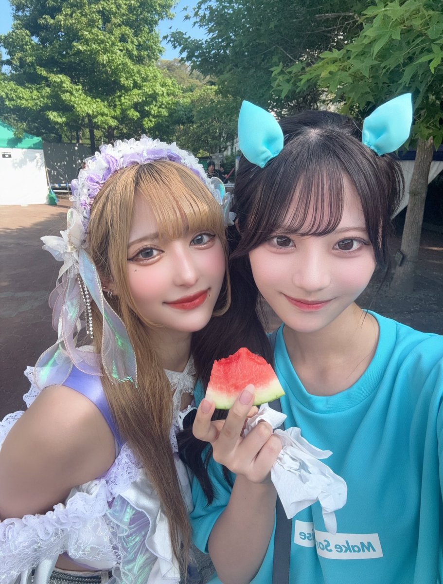 Devil ANTHEM. 矢吹寧々 (@danthemnene) on Twitter photo でびぱっぱ夏祭〜東の陣〜ありがとうございました!!
初福島✨️緑いっぱいの中でのライブ、とっても楽しかったです🎶
Merry BAD TUNE.さんの日南りとさんとお写真撮っていただきました💜
<a href="/rito_mbt/">日南りと@Merry BAD TUNE.</a>
#ねぇねぇねねだよ でびぱっぱ夏祭〜東の陣〜ありがとうございました!!
初福島✨️緑いっぱいの中でのライブ、とっても楽しかったです🎶
Merry BAD TUNE.さんの日南りとさんとお写真撮っていただきました💜
<a href="/rito_mbt/">日南りと@Merry BAD TUNE.</a>
#ねぇねぇねねだよ