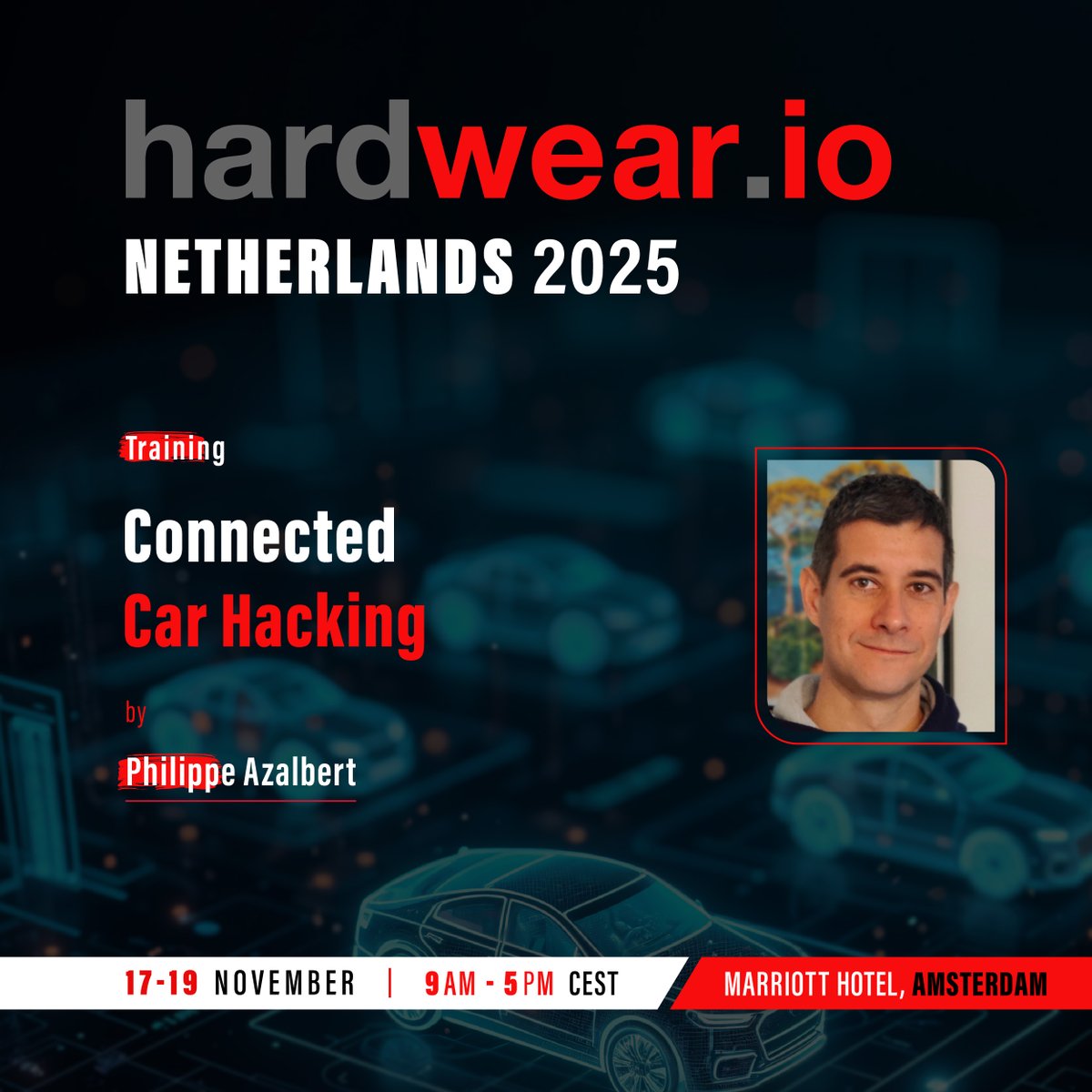 🚗🔍 Drive out with real, hands-on skills!

Join Philippe Azalbert at #hw_ioNL2025 to build your own automotive test bench, perform vulnerability research, and carry out pentests on ECUs.

Training Objective: hardwear.io/netherlands-20…

#carhacking #ECU #automotivesecurity