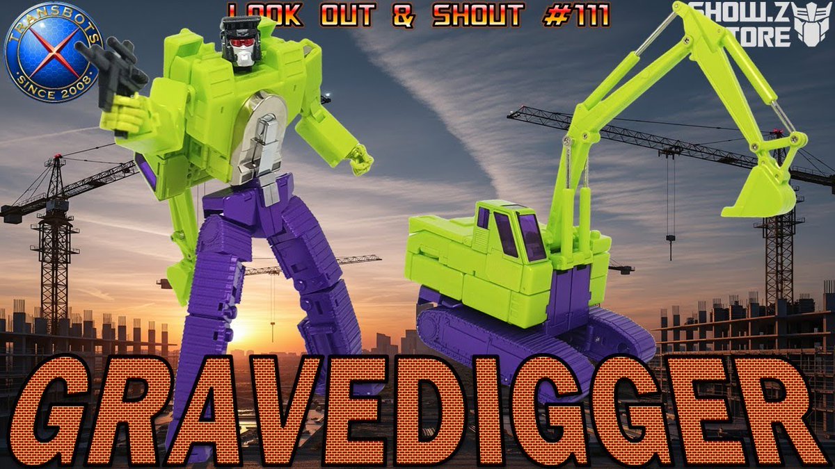 ArrowFyre's tweet image. Can you dig that?

On episode 111 of Look Out &amp;amp; Shout we're reviewing X-Transbots toys MX-44 Gravedigger (aka G1 Scavenger).

Watch it here 👉 youtu.be/WSyV1cBK2r8

#Transformers #XTransbots #XTB #Scavenger #Review