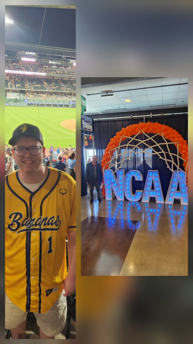 IsaacinWichita's tweet photo. @MarchMadnessMBB AND @TheSavBananas in the same year!!!! Pretty lucky to attend both!!!! https://t.co/gClReN1PPR