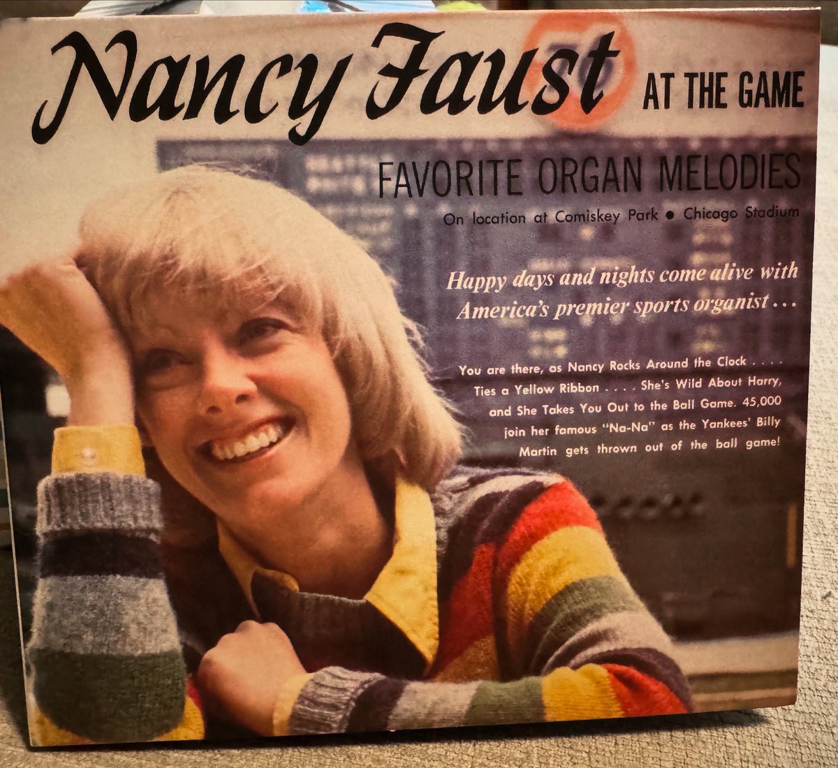 MKaminskiMusic's tweet image. Now digitally spinning. The legendary White Sox organist Nancy Faust! I love her style and am getting some playing ideas just listening to her! This is a CD reissue from a late 70s record and it sounds fantastic! #CompactDisc @played41