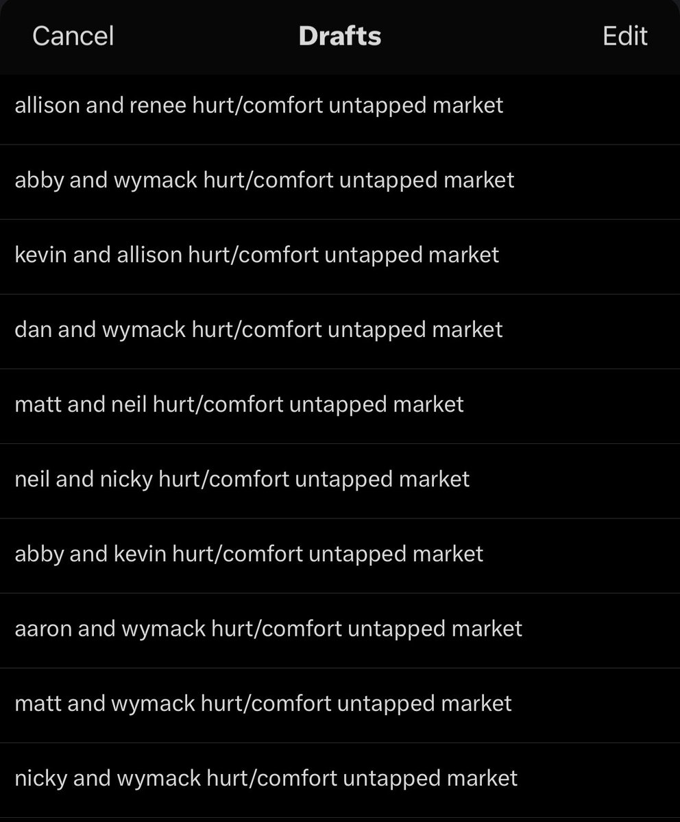 wymacks's tweet image. draft dump