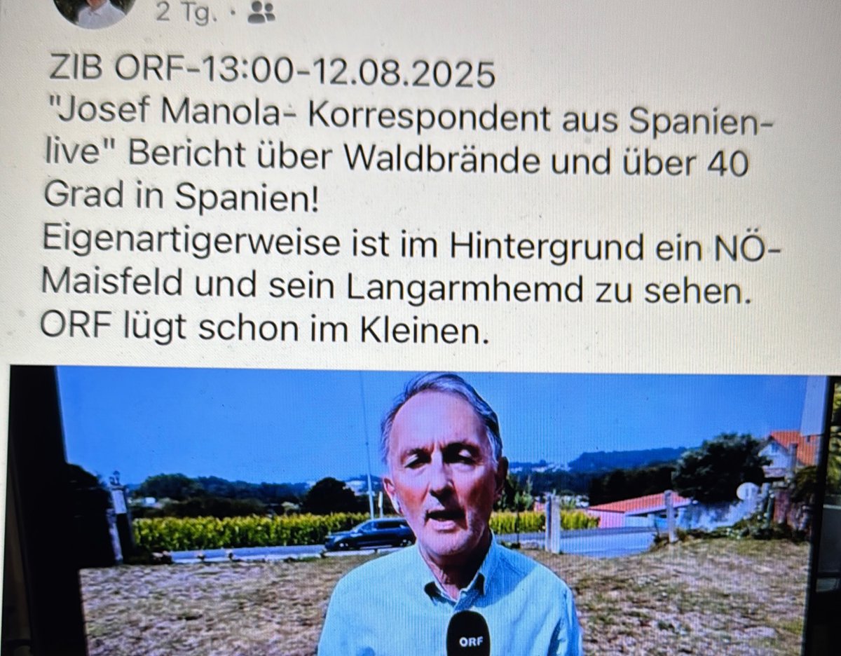 Dem Seher, der mich in NÖ vermutet, so viel: in Galicien sind Langarm-Hemden zurzeit nichts Ungewöhnliches. (Bonusinfo: Kukuruzfelder und Weinbau gibt es auch in Spanien!)