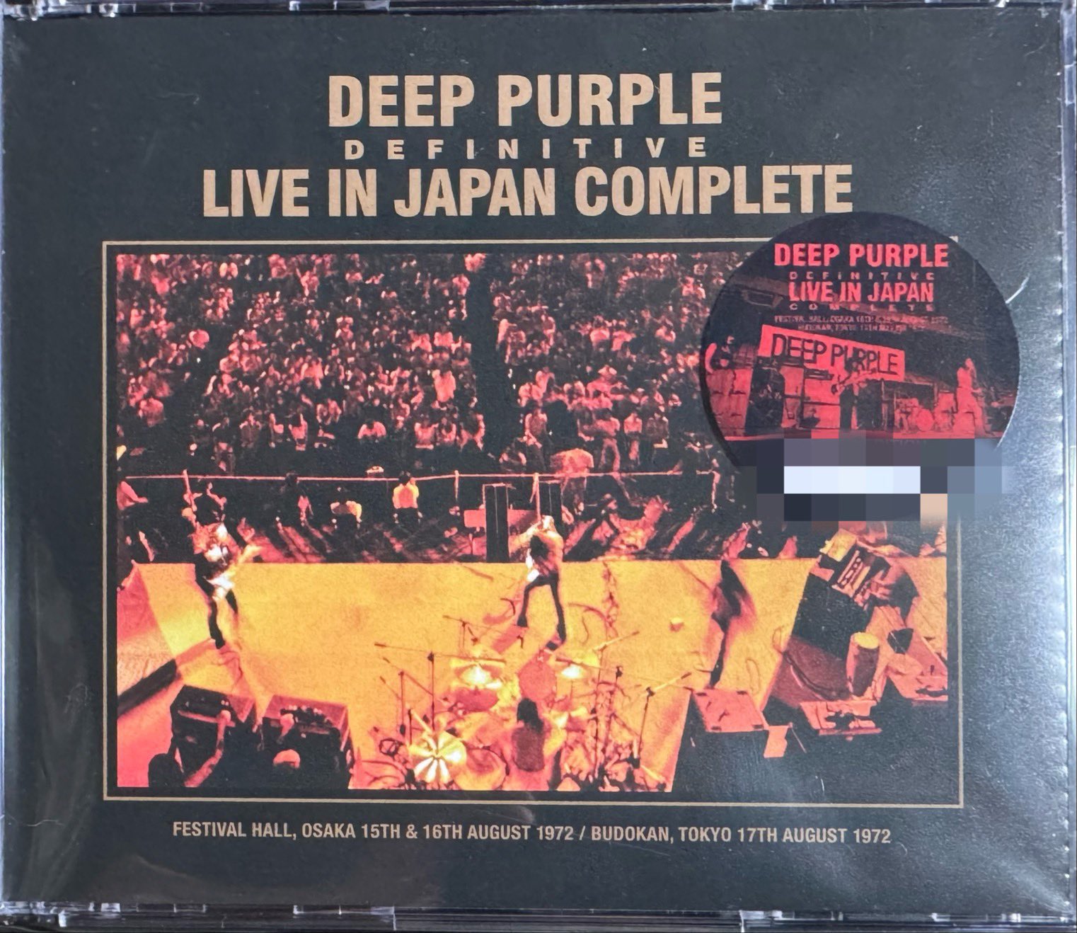 DEEP PURPLE／LIVE IN JAPAN COMPLETE Deep Purple – Live In Japan Complete – 6 x CD (Unofficial