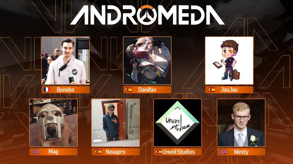 La Andromeda no sería nada sin este gran equipo detrás de cámaras
¡Presentamos nuestro equipo de producción para la temporada 2 de la OWA Iberia!

🎥 @ELC__FR 🇫🇷
🎥 <a href="/Danifan0510/">Dαɳιϝαɳ0510(keria fanboy)</a> 🇪🇸
🎥 <a href="/JouJou_OW/">ΞRS JouJou</a> 🇪🇸
🎥 <a href="/xboxman08202627/">Mag🌽</a> 🇬🇧
🎥 <a href="/novapro2000/">El Novas</a> 🇪🇸
🎥 <a href="/studios_unveil/">Unveil Studios</a> 🇪🇸
🎥 <a href="/westy1023/">Westy</a> 🇬🇧