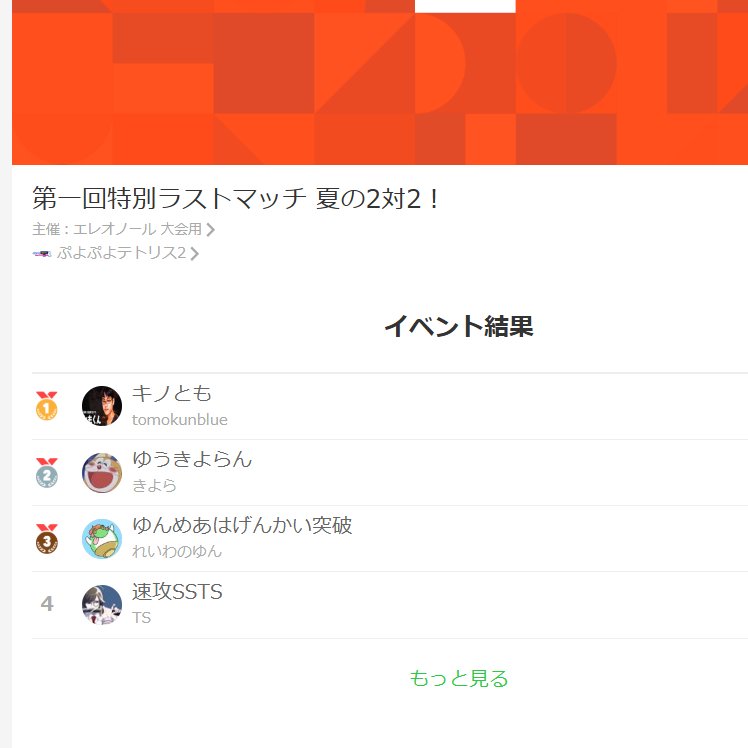 第一回特別ラストマッチ優勝しました！
見えてるときは味方テトと相手テトの盤面を見て立ち回り変えてたけど、uyeshotaくん強すぎてとてもやりやすかった😂
久しぶりのレッドブルルール面白かった
途中あぶなかった場面もあったけど優勝できてよかったです！
ありがとうございました！