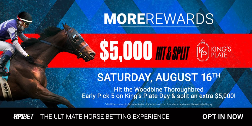 HPIbet (@hpibet) on Twitter photo $5,000 Hit & Split | <a href="/WoodbineTB/">Woodbine Racetrack</a>
Hit the Early Pick 5 & split an extra $5,000!
Opt-In | HPIbet.com/promotions
Download the App | HPIbet.com/app $5,000 Hit & Split | <a href="/WoodbineTB/">Woodbine Racetrack</a>
Hit the Early Pick 5 & split an extra $5,000!
Opt-In | HPIbet.com/promotions
Download the App | HPIbet.com/app