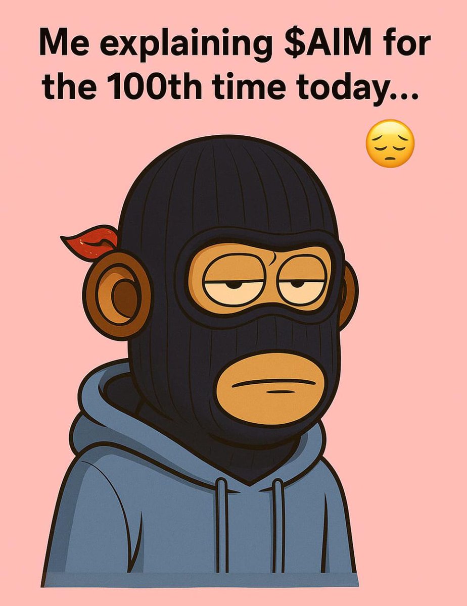 web3BIGGEE's tweet photo. At this point I need to start charging consultation fees for explaining $AIM. https://t.co/plRuYnF5BK