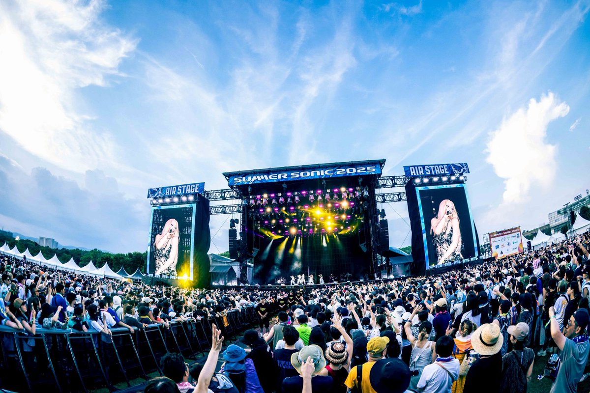 SUMMER SONIC 2025 IN OSAKAありがとうございました❤️‍🔥❤️‍🔥❤️‍🔥