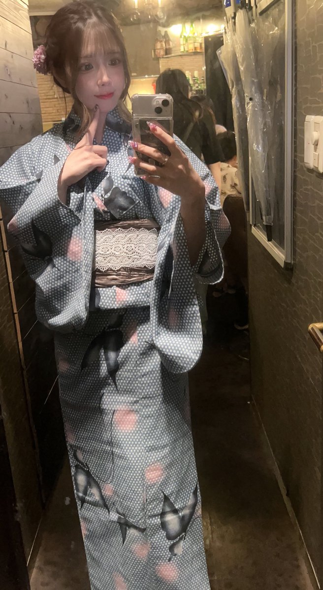 今日はお祭りデートだね🎵
新しく買った浴衣かわい？