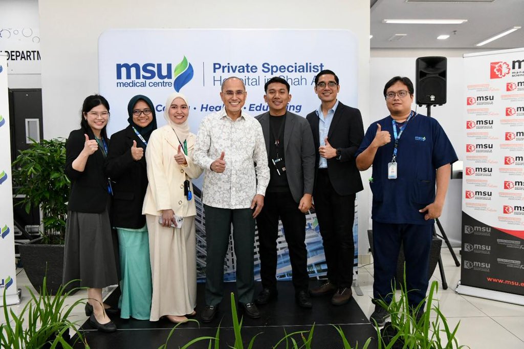 Mohd Shukri Ab Yajid (@mohdshukriyajid) on Twitter photo Well done to the organising committee of <a href="/msumcmalaysia/">MSU Medical Centre</a>'s flagship "Meet the Experts" program — a platform that brings together experts and GPs. Good eye opening sessions, as well as productive engagement with everyone. #caringhealingeducating Well done to the organising committee of <a href="/msumcmalaysia/">MSU Medical Centre</a>'s flagship "Meet the Experts" program — a platform that brings together experts and GPs. Good eye opening sessions, as well as productive engagement with everyone. #caringhealingeducating